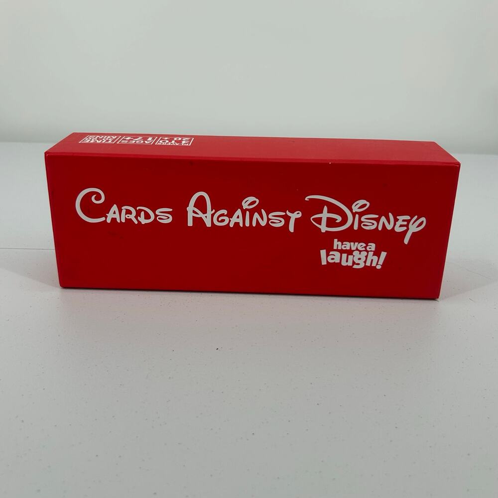 Cards Against Disney Board Game Party Card Game Red Box Edition Adults Only 18+
